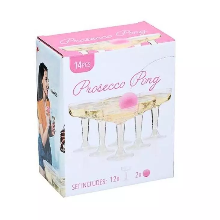 Prosecco pong 14-osainen - Pöytä- ja lautapelit - 8711252570921 - 1