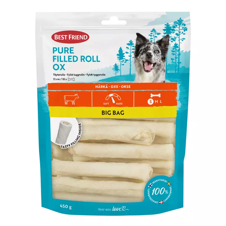 PURE TÄYTERULLA HÄRKÄ 12 cm 18 KPL - Puruluut - 5700551173301 - 1