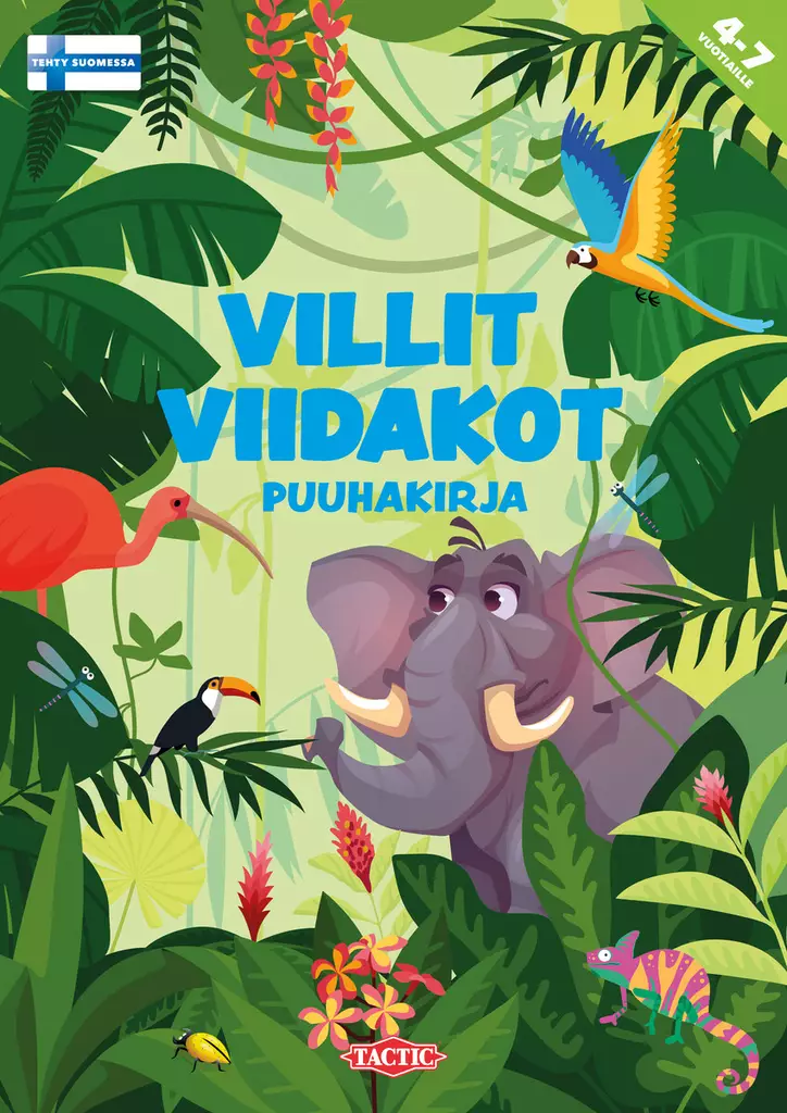 PUUHAKIRJA VILLIT VIIDAKOT - Askartelu- ja värikirjat - 6416739599861 - 1