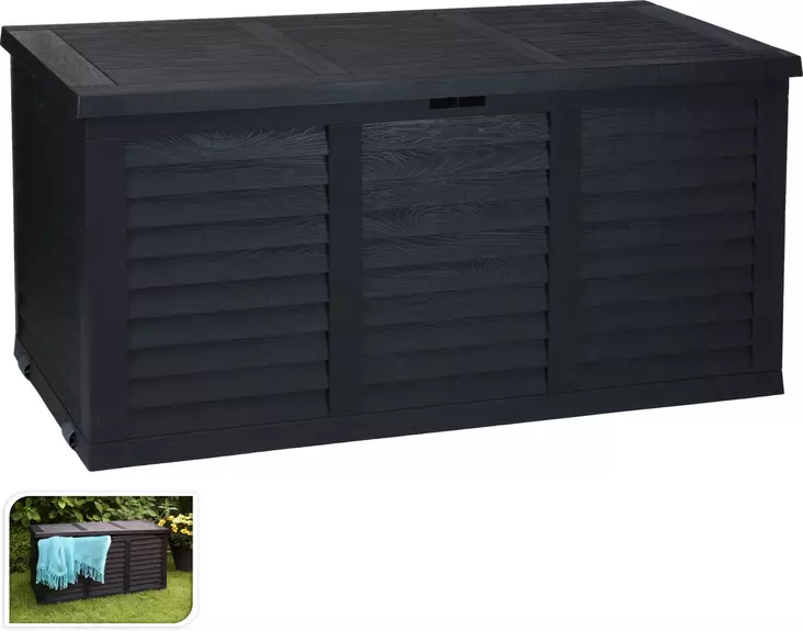 Puutarha säilytyslaatikko 300 L 119X52X58 cm - Puutarhapenkit ja -tuolit - 8719987026591 - 1