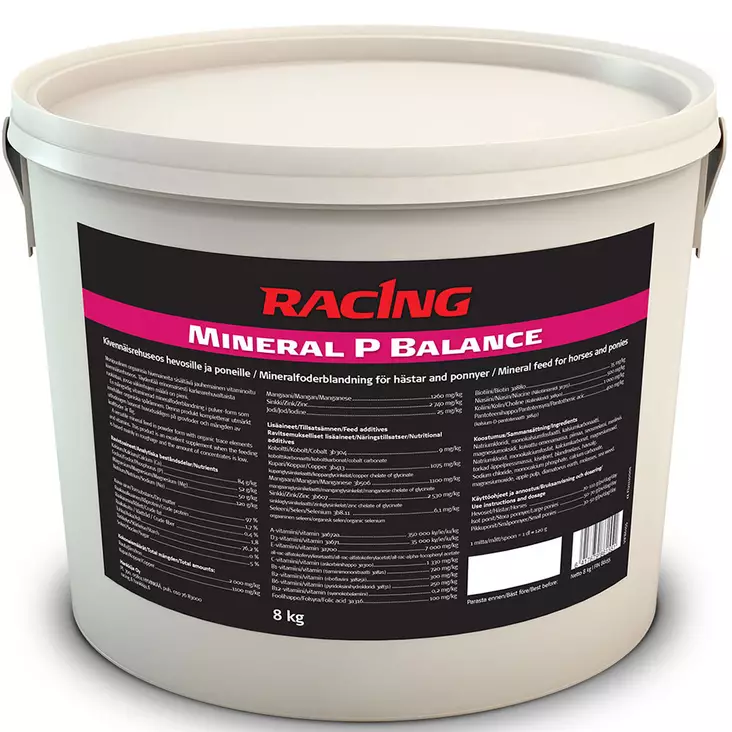 RACING MINERAL P BALANCE - Hevosrehut ja pelletit - 6417679861551 - 1