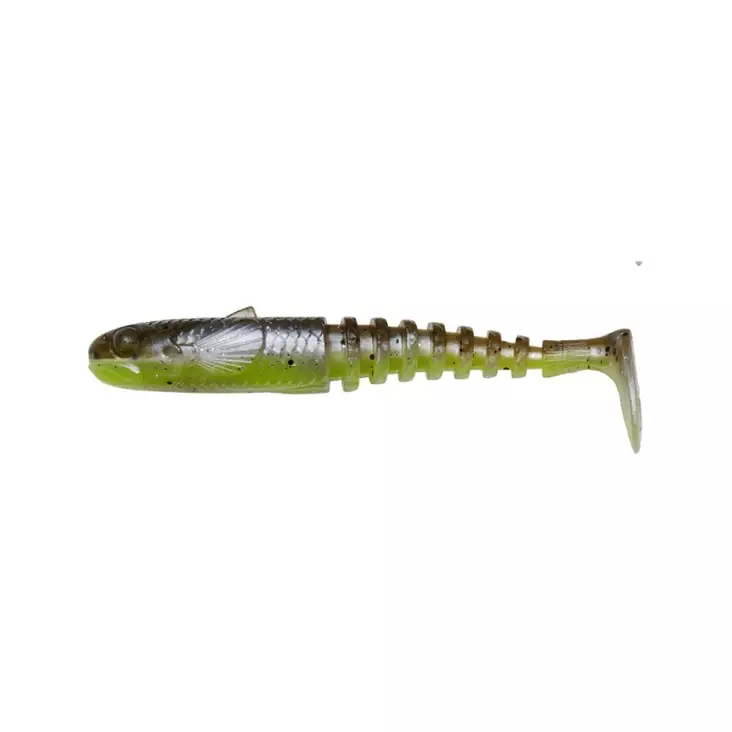 SG Gobster Shad 9cm Green Pearl Yellow - Jigit ja jigipäät - 5706301769411 - 1