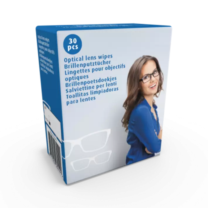 Silmälasien puhdistusliina 30kpl - Lasikotelot ja lasien puhdistus - 8711252032191 - 1