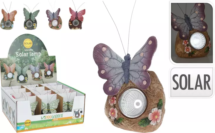 Solarvalo Perhonen 11 cm - Aurinkokennovalaisimet - 8720573119481 - 1