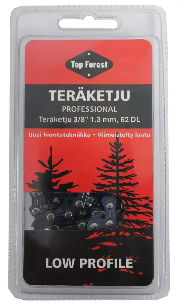 TERÄKETJU 3/8" 1,3MM 62DL - Moottorisahan tarvikkeet ja varaosat - 6430074697051 - 1