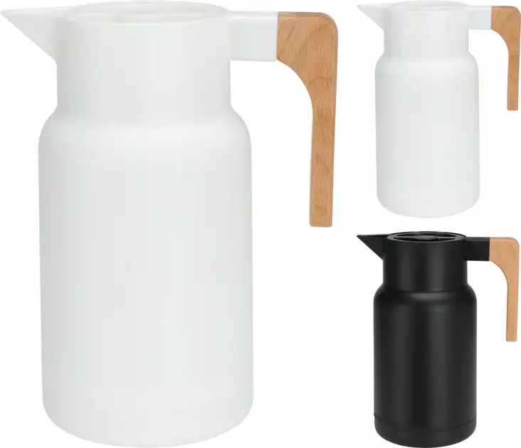 Termoskannu puukahvalla - Kannut - 8720573197311 - 1