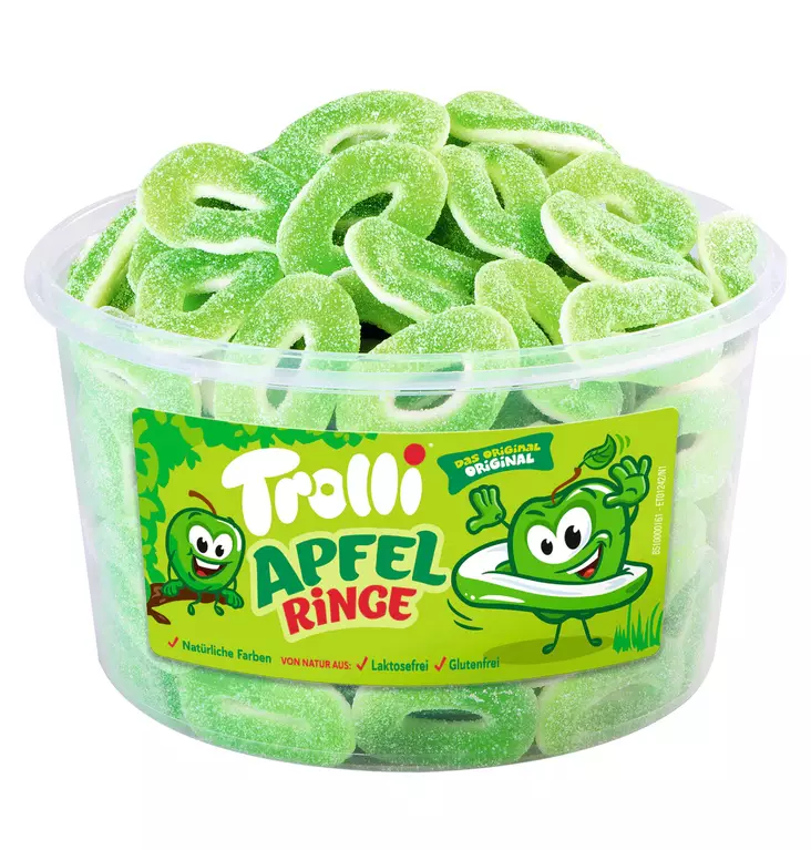 Trolli Omenarenkaat 1200g - Makeispussit, -patukat ja tikkarit - 4000512994121 - 1
