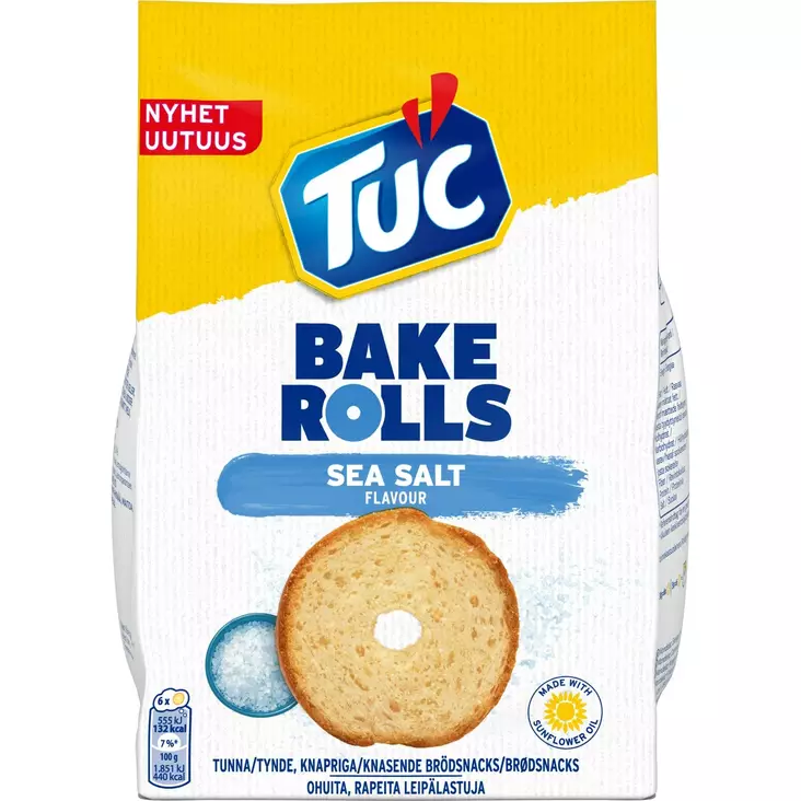 TUC BAKE ROLLS SALT 150G - Suolakeksit - 5201360660711 - 1