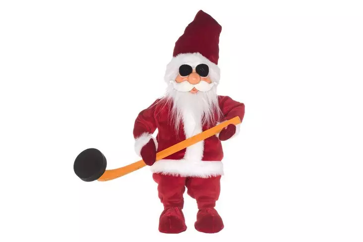 Winteria Jääkiekkopukki 38 cm - Joulukoristeet - 6410416500331 - 1