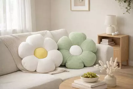 4Living Koristetyyny Daisy vihreä - Koristetyynyt - 6410416548012 - 2