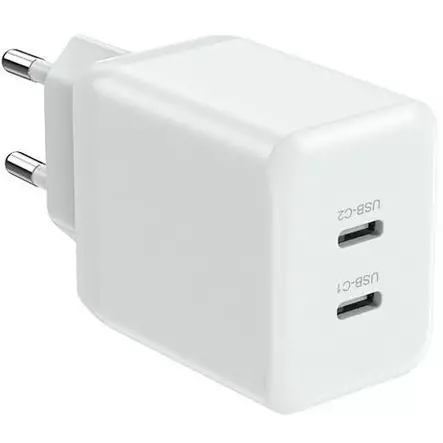 Mobia verkkovirtalaturi GaN, 2xUSB 35W - Laturit - 6430076522672 - 1
