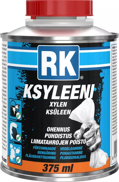RK Ksyleeni 375 ml - Maaliohenteet - 6418091382372 - 1
