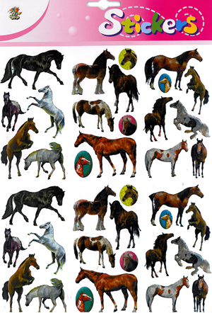 Jättitarra-arkki Hevoset - Tee-se-itse DIY - 6417715021192 - 1