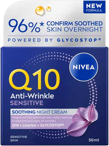 Nivea Yövoide 50ML Q10 Sensitive - Vartalonhoito - 4005900892812 - 1