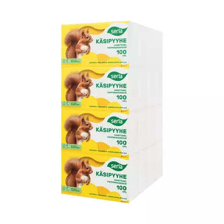 SERLA LIUSKEPAPERIKOLLI 16X100KPL - Talouspaperit - 6414301091652 - 1