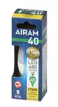 Airam LED Kynttilä opaali 6W E14 480lm 2700K, himmenettävä, 15 000h - Lamput ja polttimot - 6435200244352 - 2