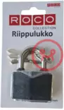 RIIPPULUKKO MUSTA 40mm - Riippulukot - 6438159267052 - 1
