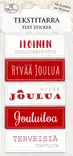 Tarra Jouluntoivotukset punainen 2 ark - Tee-se-itse DIY - 6417715088652 - 1