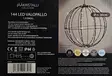 LED-valopallo 30cm 144 LED - Valokoristeet - 6438506003562 - 1