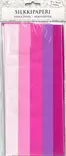 Silkkipaperi pinkkilajitelma 5ark - Tee-se-itse DIY - 6417715068012 - 2