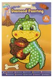 Timanttimaalaus 23 cm XL timantit dino - Taiteilijatarvikkeet - 8715427141732 - 1