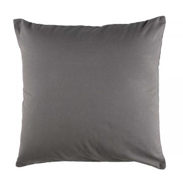 4Living Tyynynpäällinen Solid 45x45 cm tummanharmaa - Koristetyynyt - 6410416216072 - 1