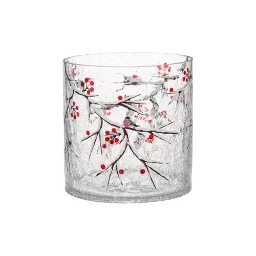 4Living Lasilyhty Punatulkku 10 cm - Kynttilälyhdyt - 6410416391502 - 1