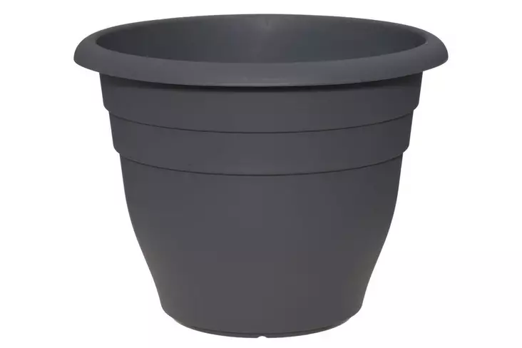 4Living Muoviruukku 50 cm tummanharmaa - Kukkaruukut ja -amppelit - 6410416231662 - 1