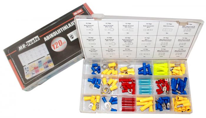 ABIKOLIITINLAJITELMA 120-OS. - Auton liittimet - 6430032156712 - 1