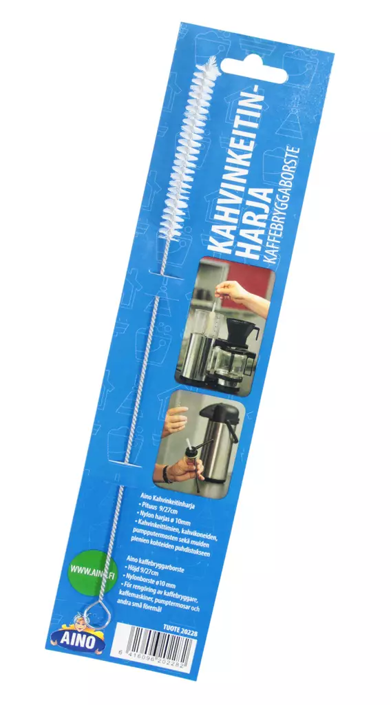 Aino kahvinkeitinharja nylon - Siivousharjat ja rikkalapiot - 6416096202282 - 1