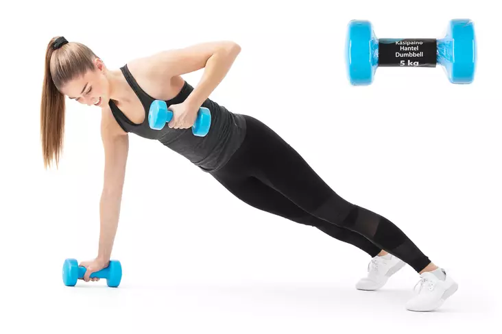 Atom Käsipaino Neopreeni 5 kg - Kuntoiluvälineet - 6410413058712 - 1