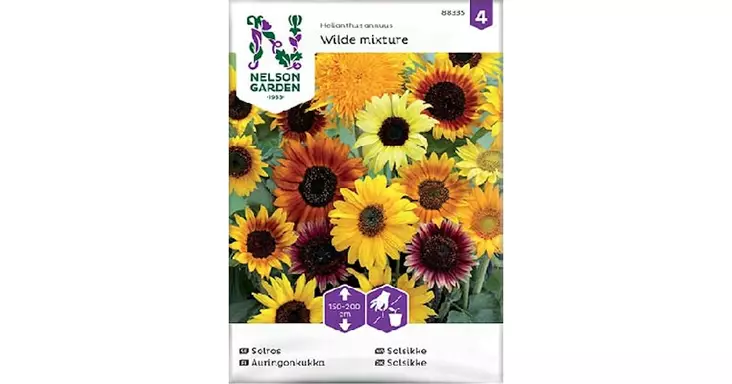 Auringonkukka, seos - Kukkien siemenet - 7312600883352 - 1