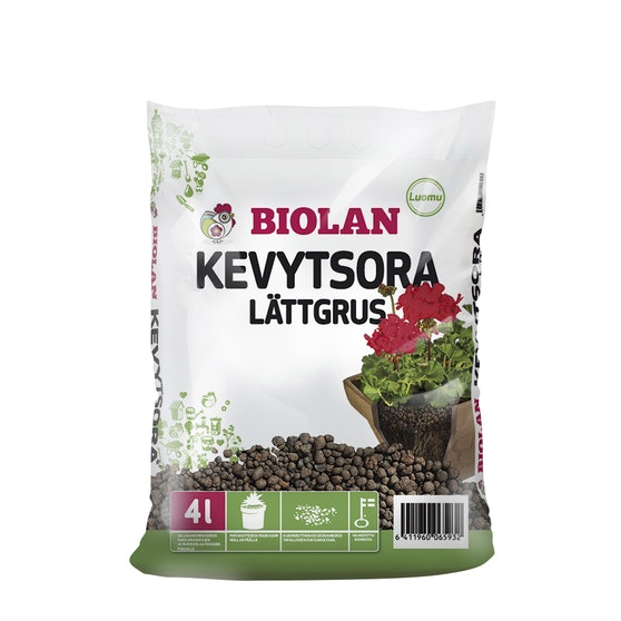 BIOLAN KEVYTSORA 4L - Puutarhakateaineet - 6411960065932 - 2