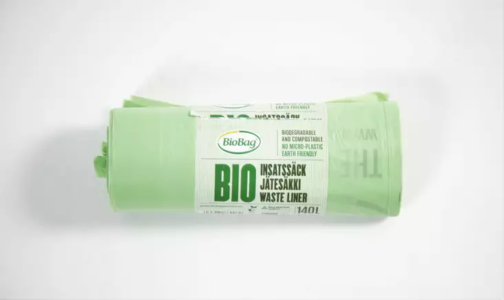BIOSÄKKI 140L ASTIAAN A.GREEN - Jätteiden lajittelu - 7035961869062 - 1