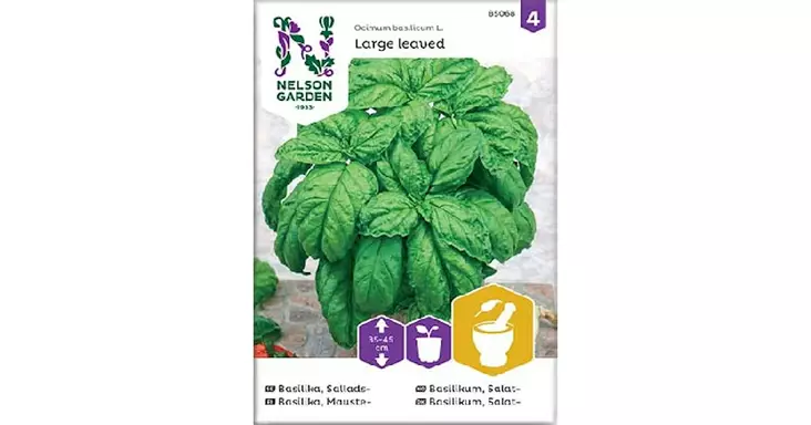 Basilika, Mauste- - Vihannesten ja hedelmien siemenet - 7312600850682 - 1