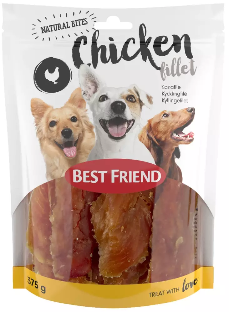 Best Friend Natural Bites kanafile 375 g - Koiran makupalat - 5700551129902 - 1
