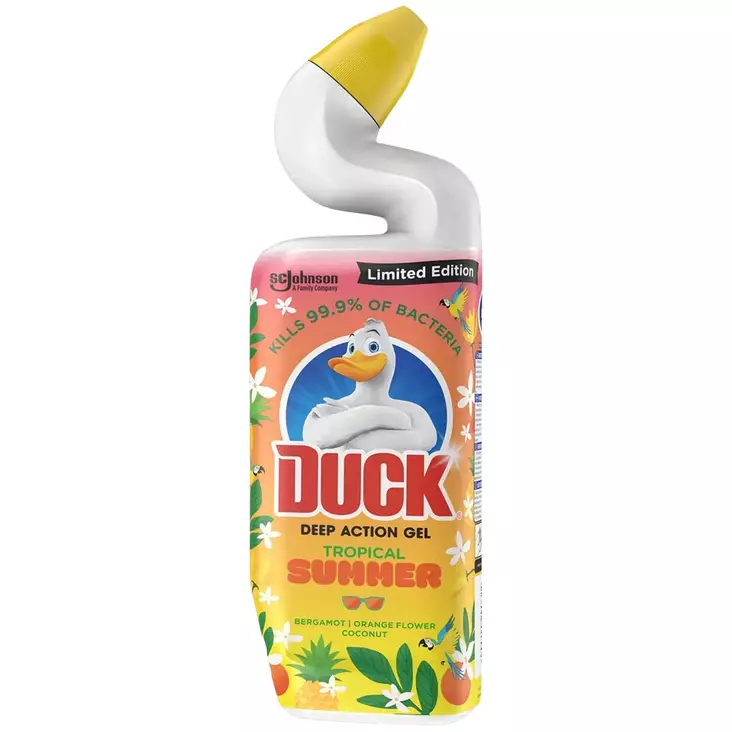 Duck 750ml Tropical Summer puhdistusaine - WC:n puhdistus ja putkenavaajat - 5000204290622 - 1