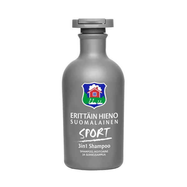 Erittäin Hieno Suomalainen 300ml Sport 3in1 - Miesten shampoot ja hoitoaineet - 7310613226302 - 1