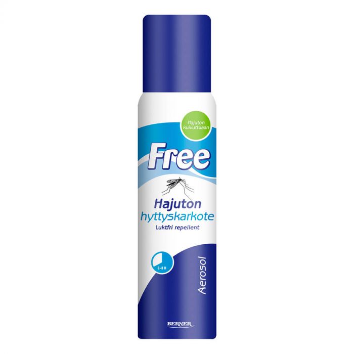 FREE HAJUTON ACTIVE SPRAY 150 ML - Hyönteiskarkoittimet ja -pyydykset - 6414504287432 - 1