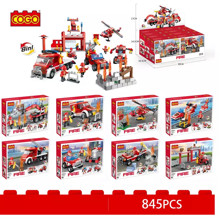 GOGO RAKENNUSPALIKAT PALOKUNTA - Sisäleikit - 7301000418462 - 1