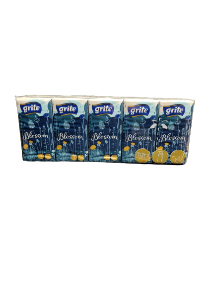 Grite Blossom nenäliina 10-pack - Nenäliinat - 4770023613162 - 1