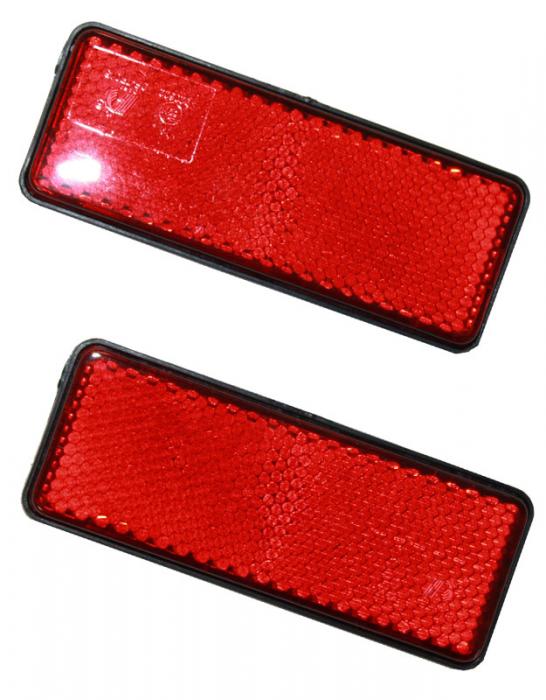 HEIJASTIN 2KPL PUNAINEN - Ajoneuvon heijastimet - 6430074690212 - 1