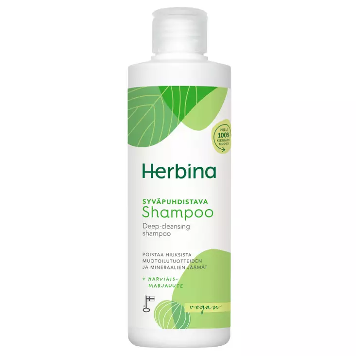 HERBINA SYVÄPUHDISTAVA SHAMPOO 250ML - Naisten shampoot ja hoitoaineet - 6414505051742 - 1