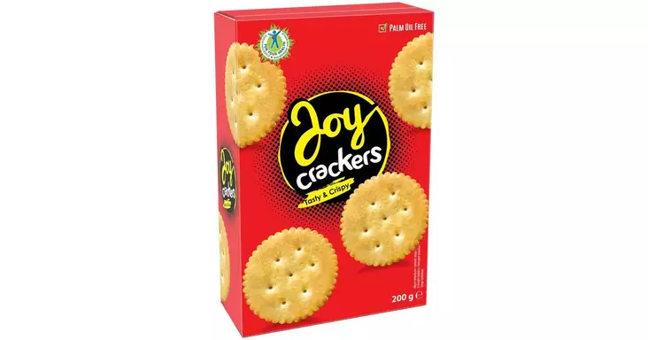 JOY CRACKERS SALTY SUOLAKEKSIT 200G - Suolakeksit - 5902332104072 - 1