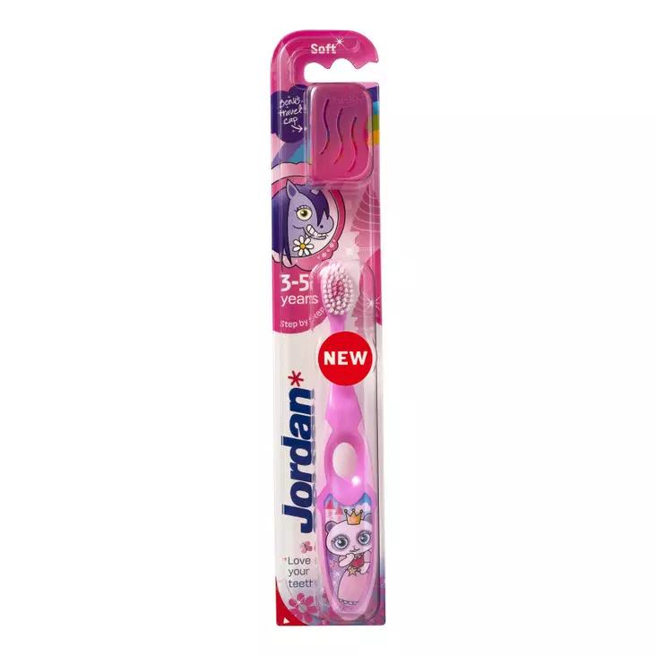 Jordan Step by Step 3-5 hammasharja - Suunhoito, hammastahnat ja -harjat - 7038516220202 - 1