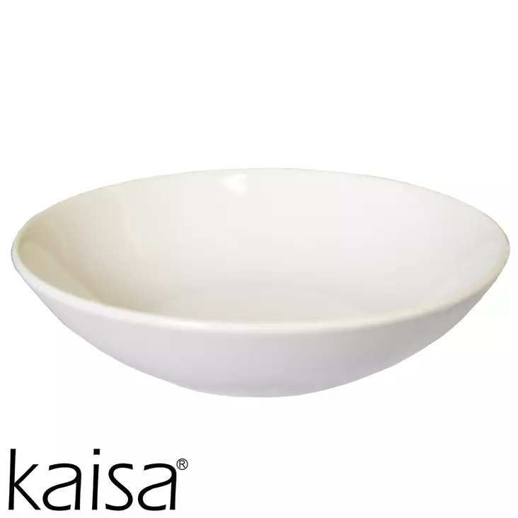 KAISA SYVÄLAUTANEN 21cm valkoinen - Lautaset - 6438096089212 - 1