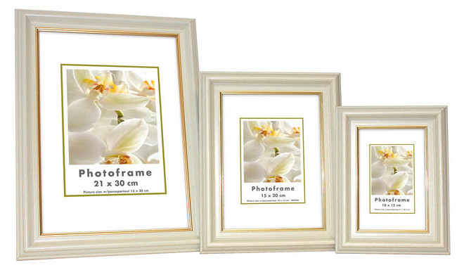 KEHYS JOHAN 10 X 15 VALKOINEN - Kehykset ja albumit - 4740100411042 - 1