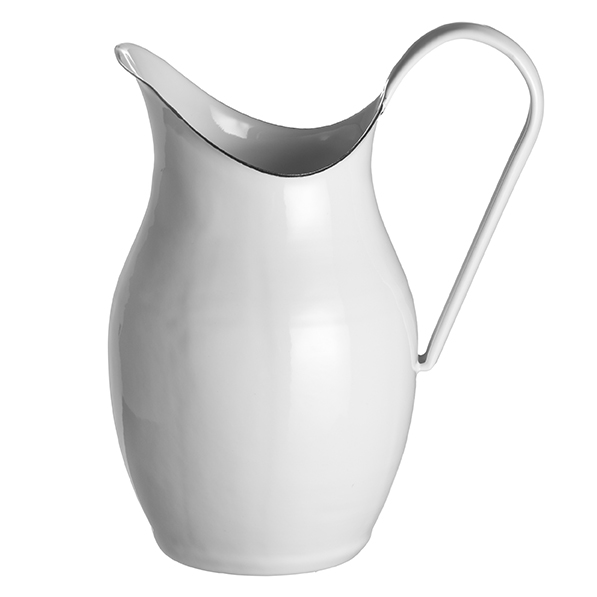 Kannu Emalia valkoinen 2,5 L - Koriste-esineet - 6410416150772 - 1