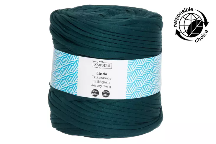Kehrä Trikookude Linda vihreä - Käsityölangat - 6410412931382 - 1