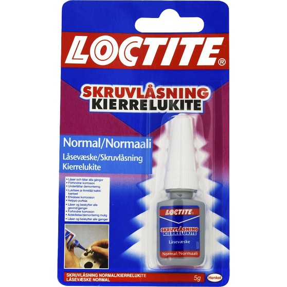 LOCTITE Ruuvilukite, normaali lujuus 5 g - Liimat ja erikoisliimat - 5010266352442 - 1